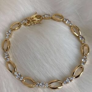 98a2c98c5374d9247d8faab2a582d70a Golden Loop Brass Bracelet