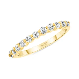 14k A-Diamond Studded Gold Ring