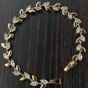 d5504bc622a71433ab48ce08c3a2d910 14k Gold Feather Bracelet